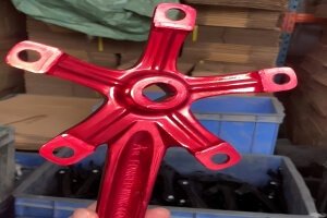 Anodized aluminum forging part