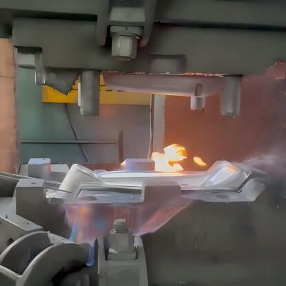 Aluminum forging processing