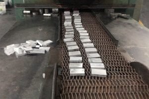 Heating of the material