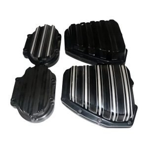 Motorcycle engine cover forging piece