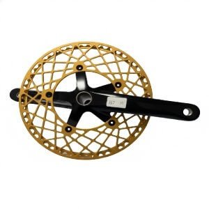 Bicycle chainring and crank