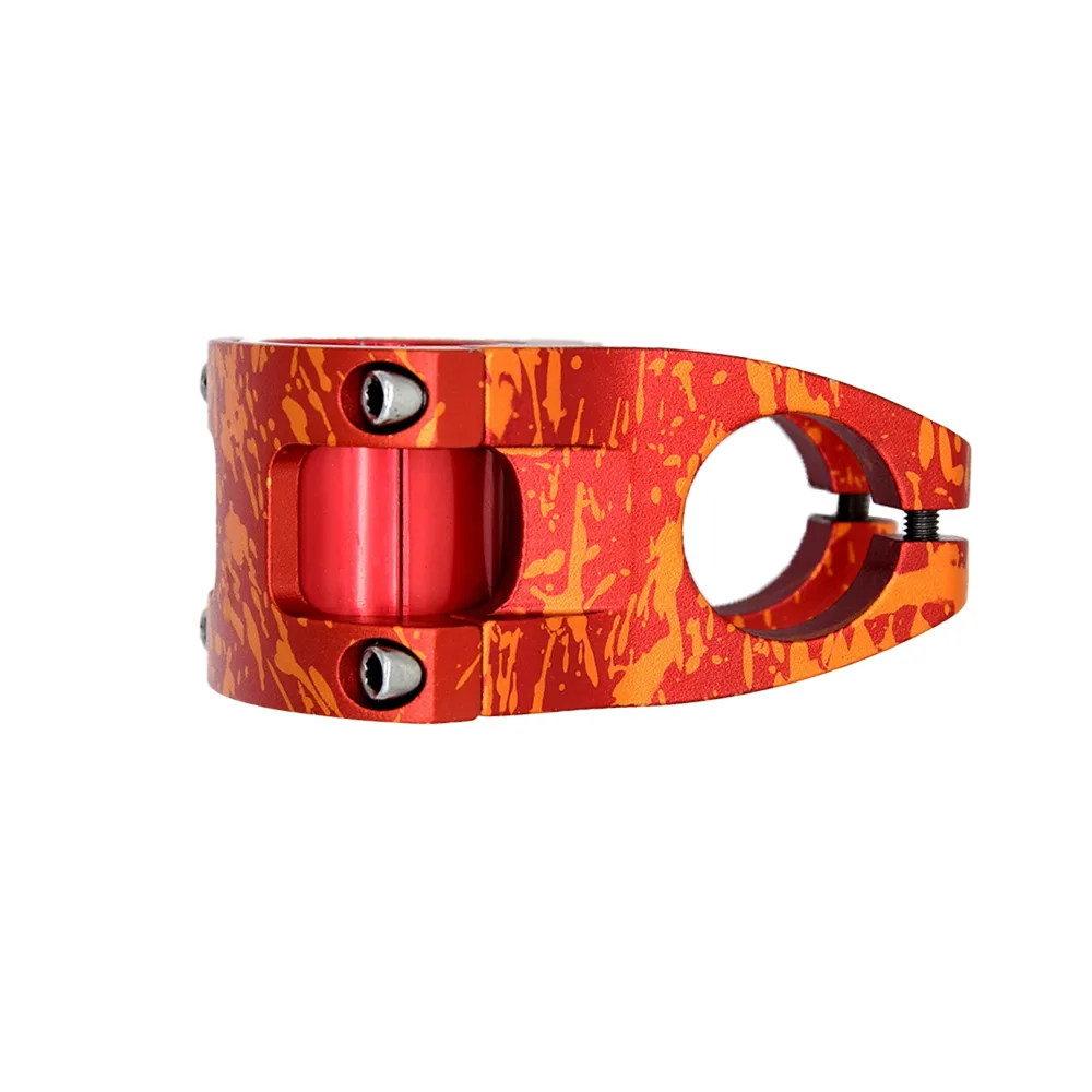 35mm clamp forged aluminium MTB stem, red anodised