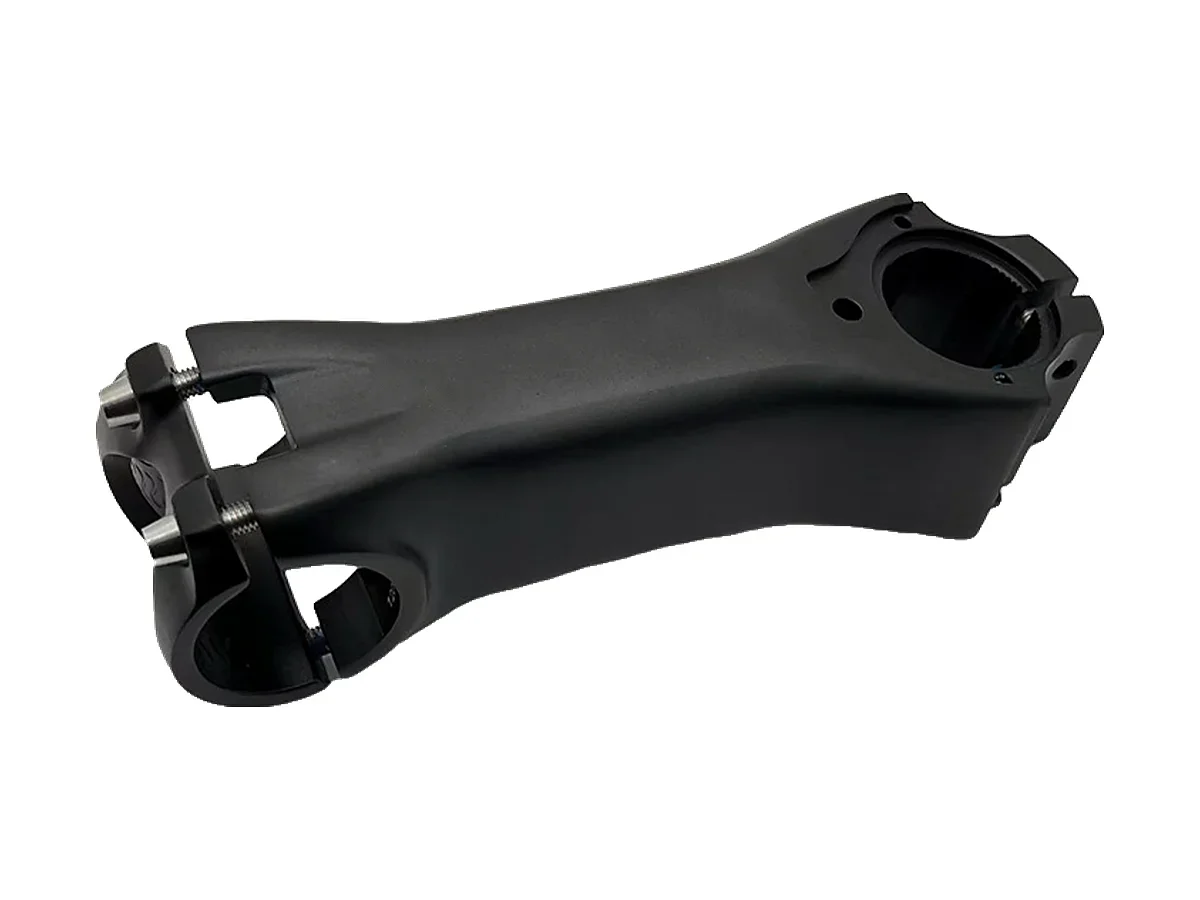 Forged aluminium MTB stem in black anodise