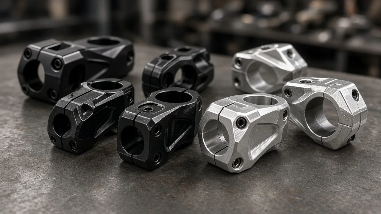 Forged aluminium MTB stem from an OEM MTB stem manufacturer