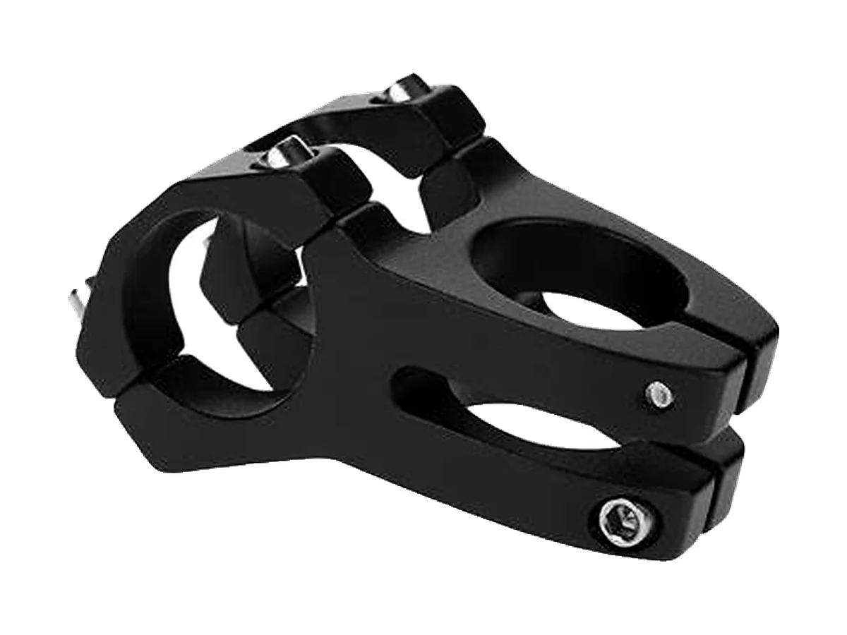 Short forged aluminium MTB stem, black