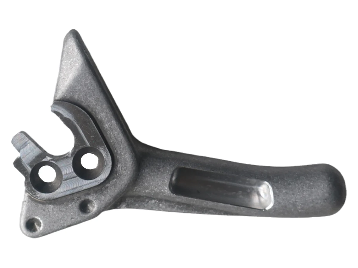 Forged aluminium bicycle dropout and derailleur hanger
