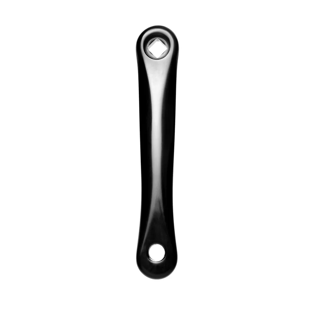 6061-T6 forged crank arm, black anodised and CNC finished