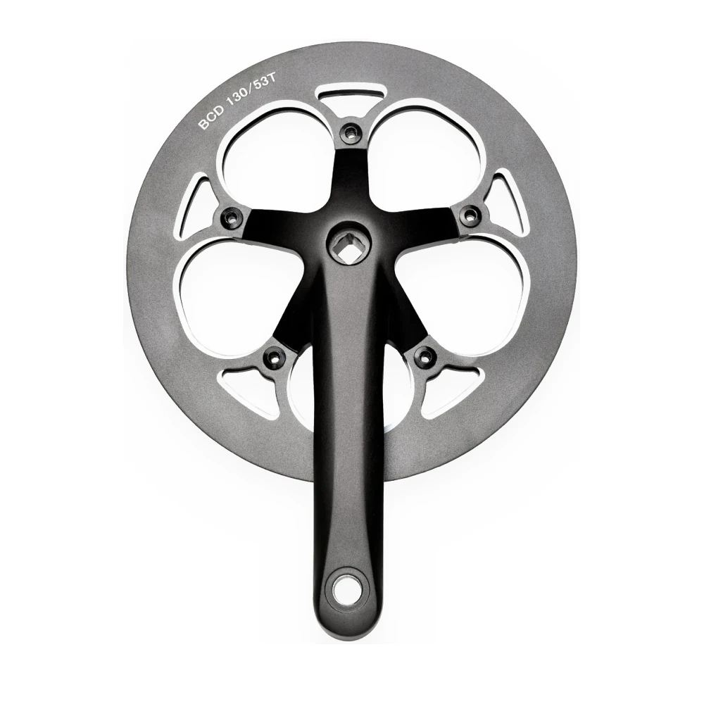 Forged crankset 6061-T6 — OEM aluminium bicycle crankset with CD chainring