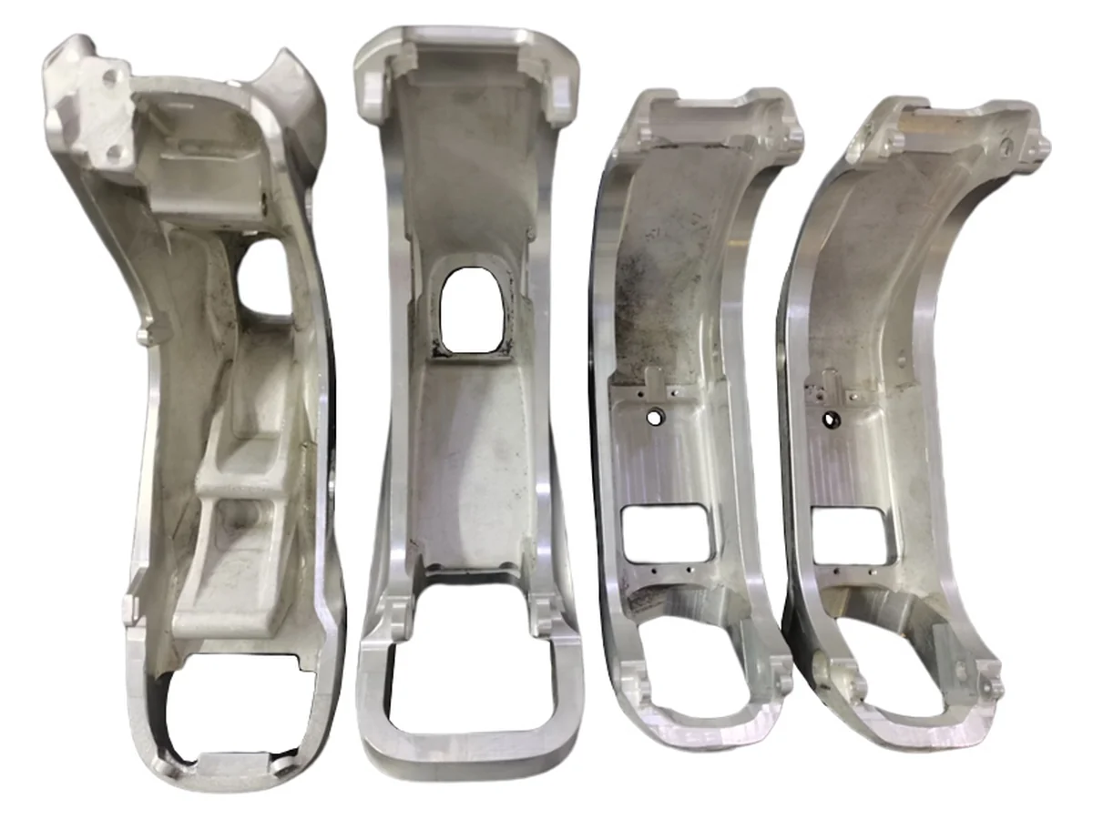Forged aluminium e-bike motor mount brackets