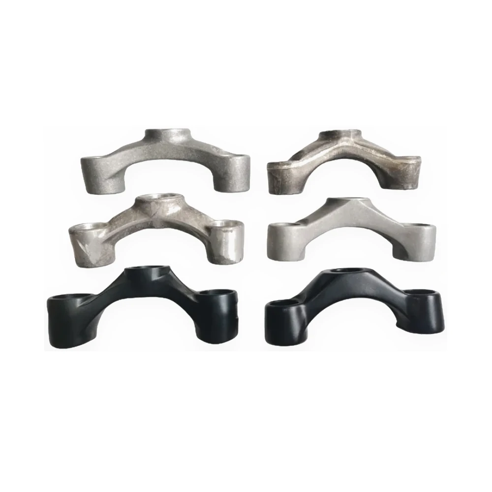 Forged inline skate frame — four-bar self-locking design