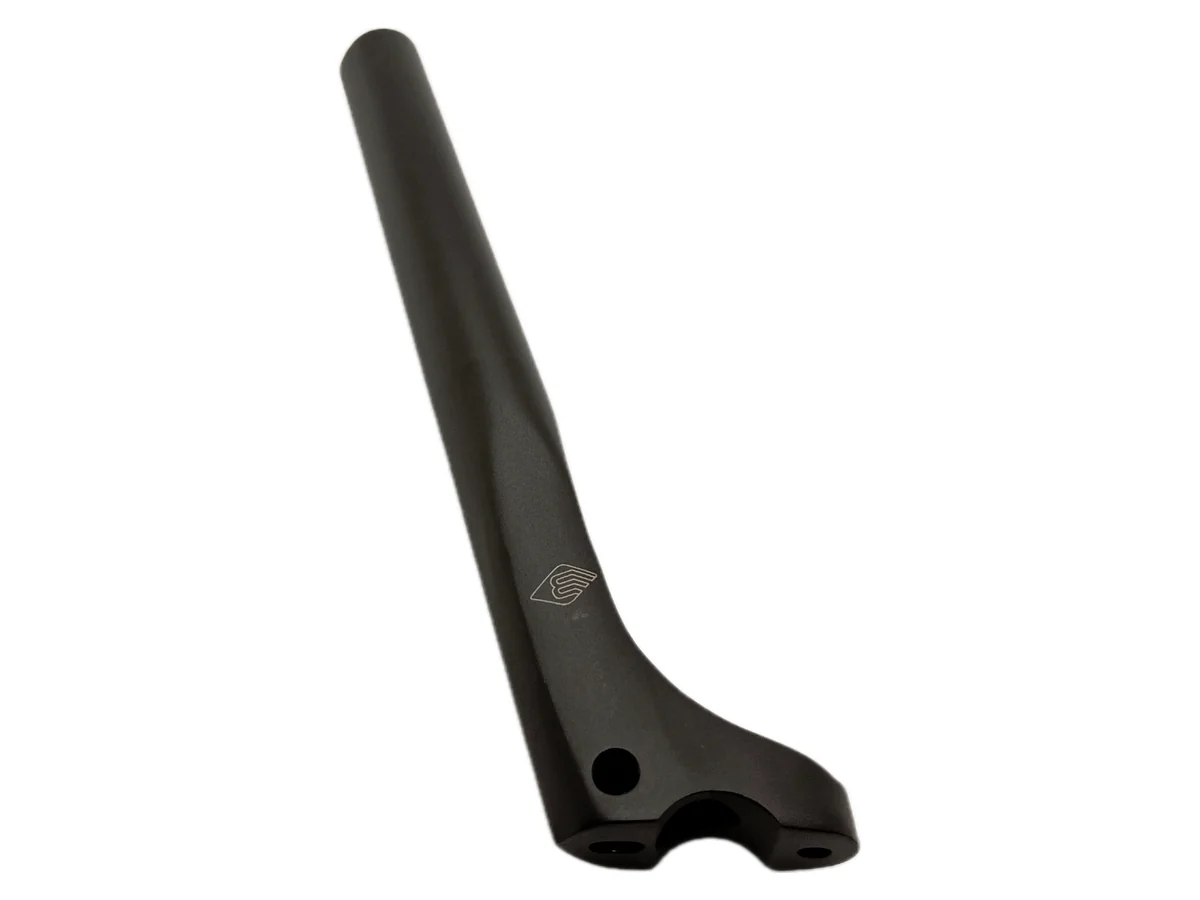 Forged aluminium setback seatpost
