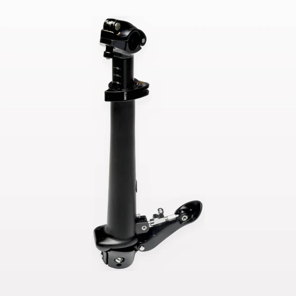 Forged aluminium two-piece seatpost