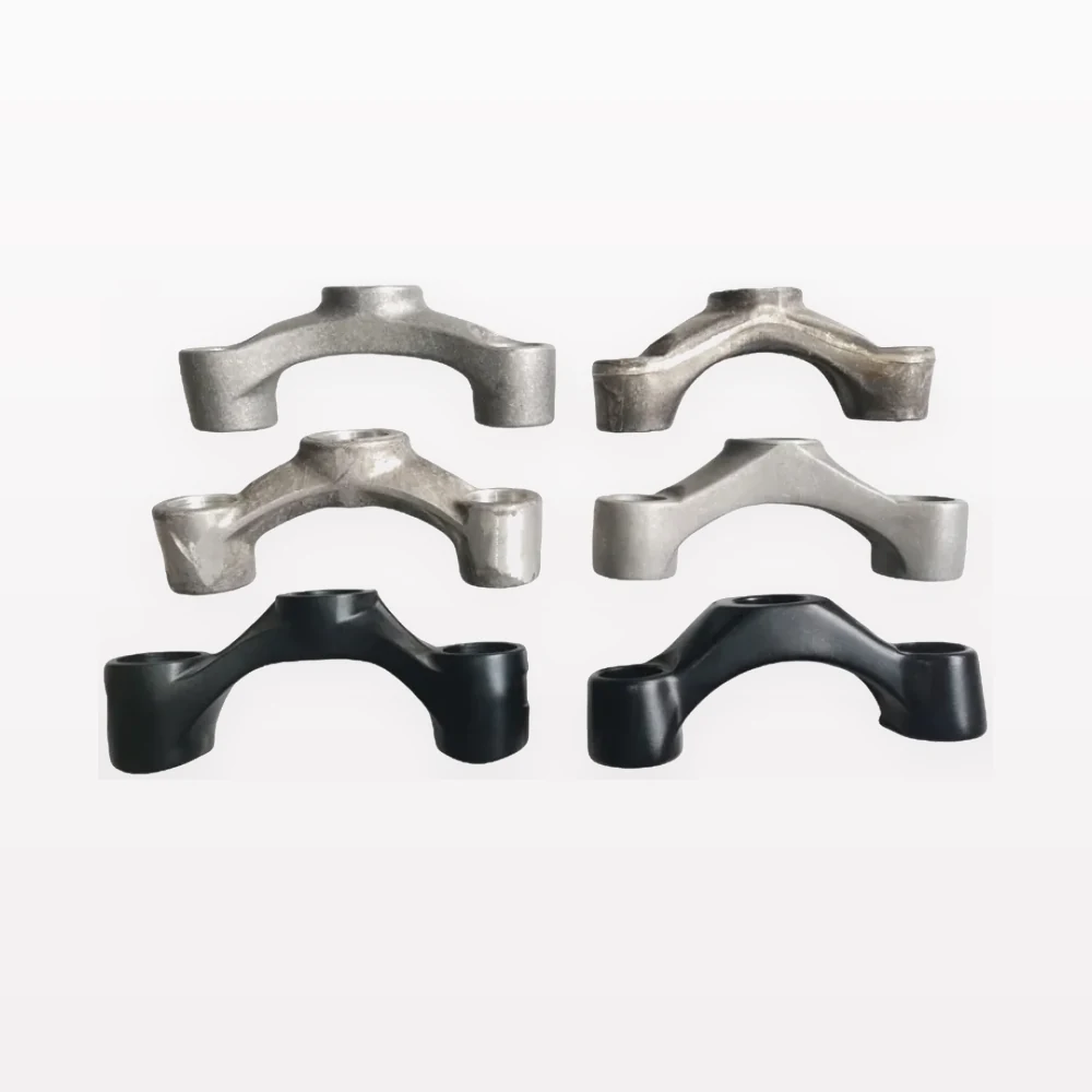 Forged inline skate frame, four-bar design