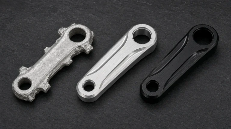 bicycle crank arm manufacturers OEM from forged blank to anodised arm